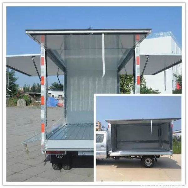 翼开启厢式车|三侧可开启 上下货更方便