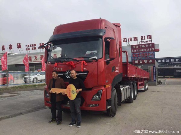 勉县众拓公司杨总喜提东风天龙KL一台