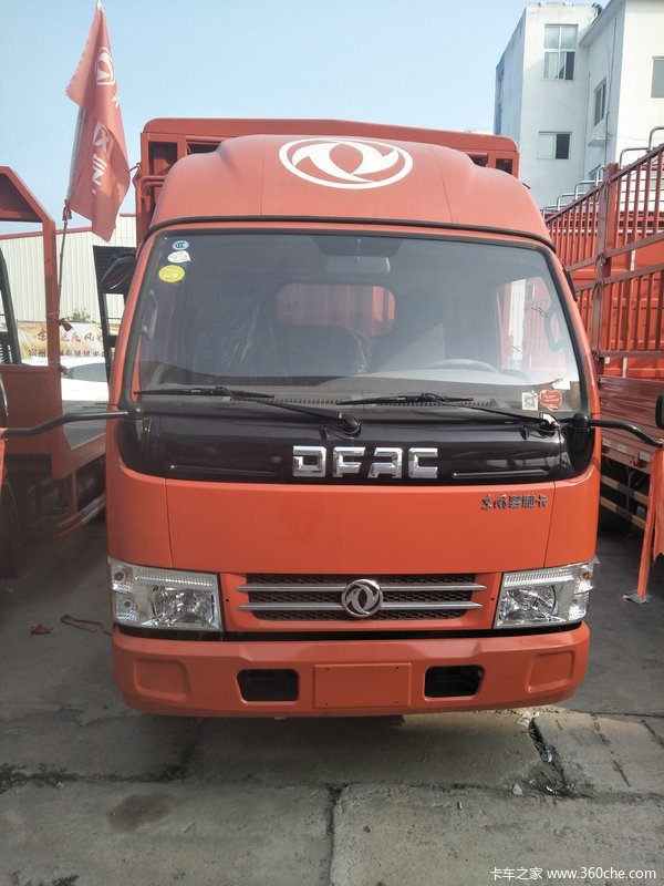 东风 多利卡d5 88马力 3.8米单排仓栅式轻卡(气刹