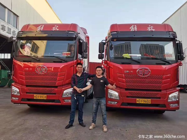 恭喜厦门安达邦运输服务有限公司 喜提解放JH6牵引车