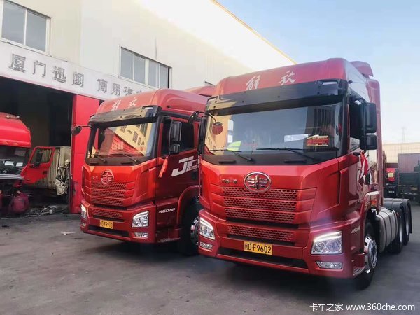 恭喜厦门安达邦运输服务有限公司 喜提解放JH6牵引车