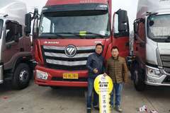 常州富康店欧曼ETX载货车成功交付客户！