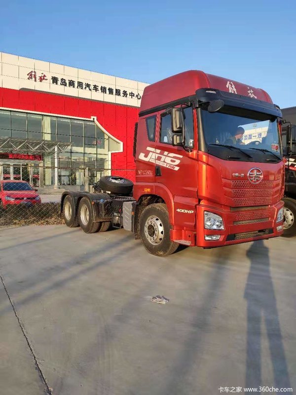 恭喜滨州市环运物流有限公司 喜提解放JH6牵引车