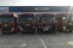 恭喜薛老板 喜提欧曼GTL牵引车4台