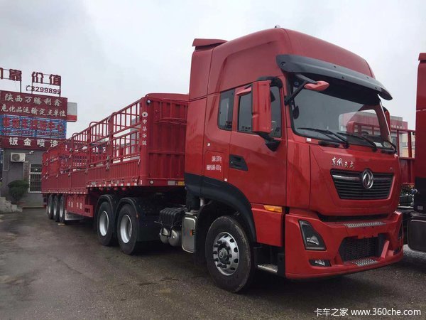 恭喜宏达物流杜总喜提东风天龙kl牵引车一台