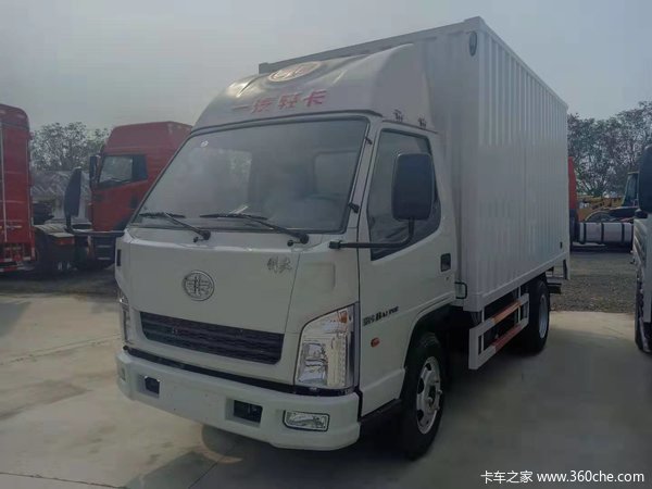 购运城解放霸铃3.8米单厢载货车 享高达0.18万优惠