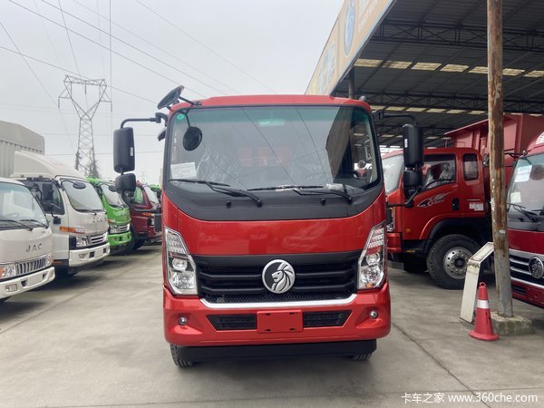 贵阳重汽王牌新款腾狮4102小自卸到店欢迎新老客户前来试驾