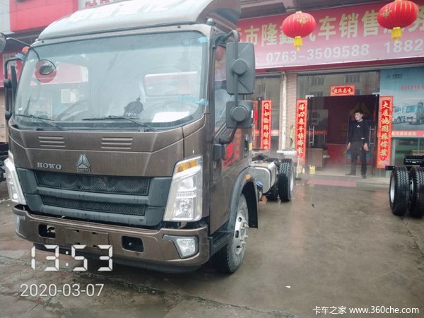 中国重汽HOWO 悍将 156马力 D30今天顺利到店6台