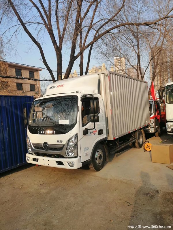 新车到店 奥铃速运青春版116马力4.2米蓝牌轻卡仅需8.6万元