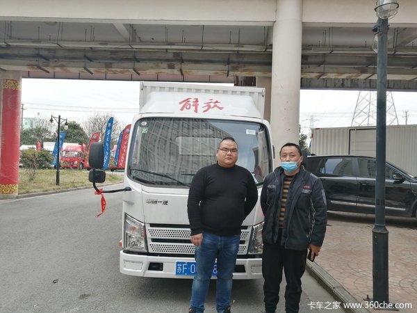 南通石友轻卡恭喜陆老板喜提爱车虎VR超级微卡