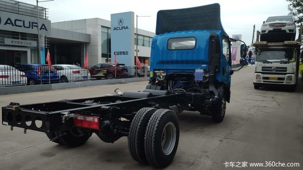 中国一汽解放虎H4.2米货厢潍柴160马力到店了