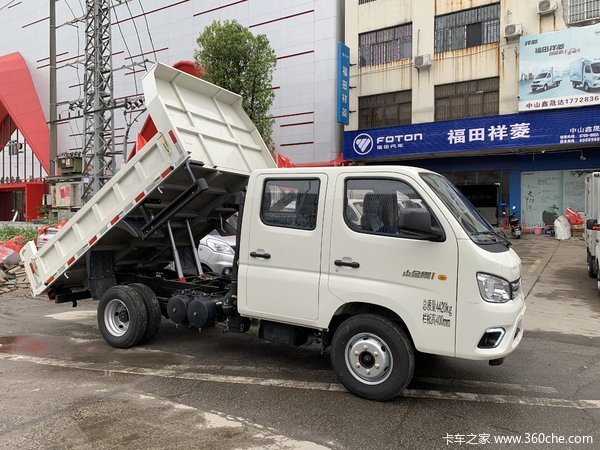 8米自卸车(bj3040d8jba-aa)9万询价福田瑞沃 小金刚 88马力 4x2 2.