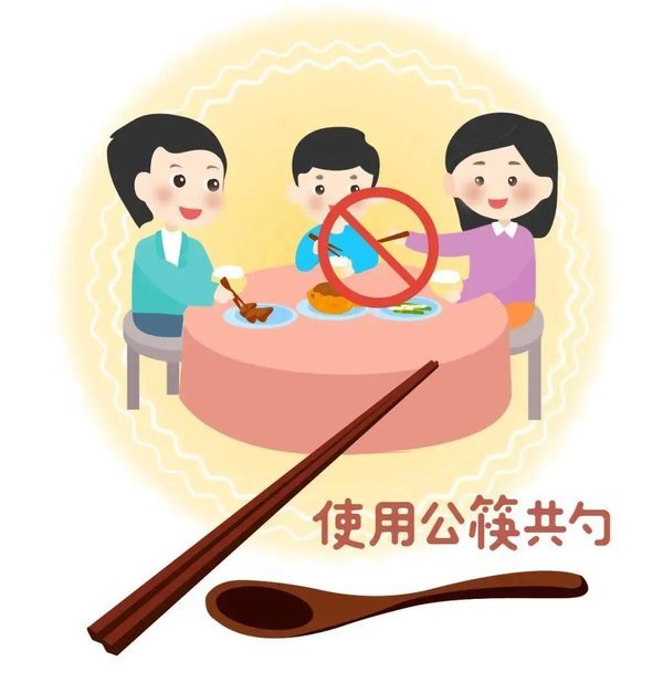 要记得使用公筷公勺卡友们在公众场所聚餐现在很多餐厅都已营业养成新