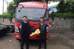 乐山瑞宇易师傅喜提现代致道500M载货车一台