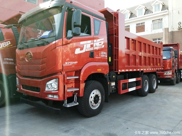 恭喜高老板喜提jh6自卸车解放卡车挣钱机器