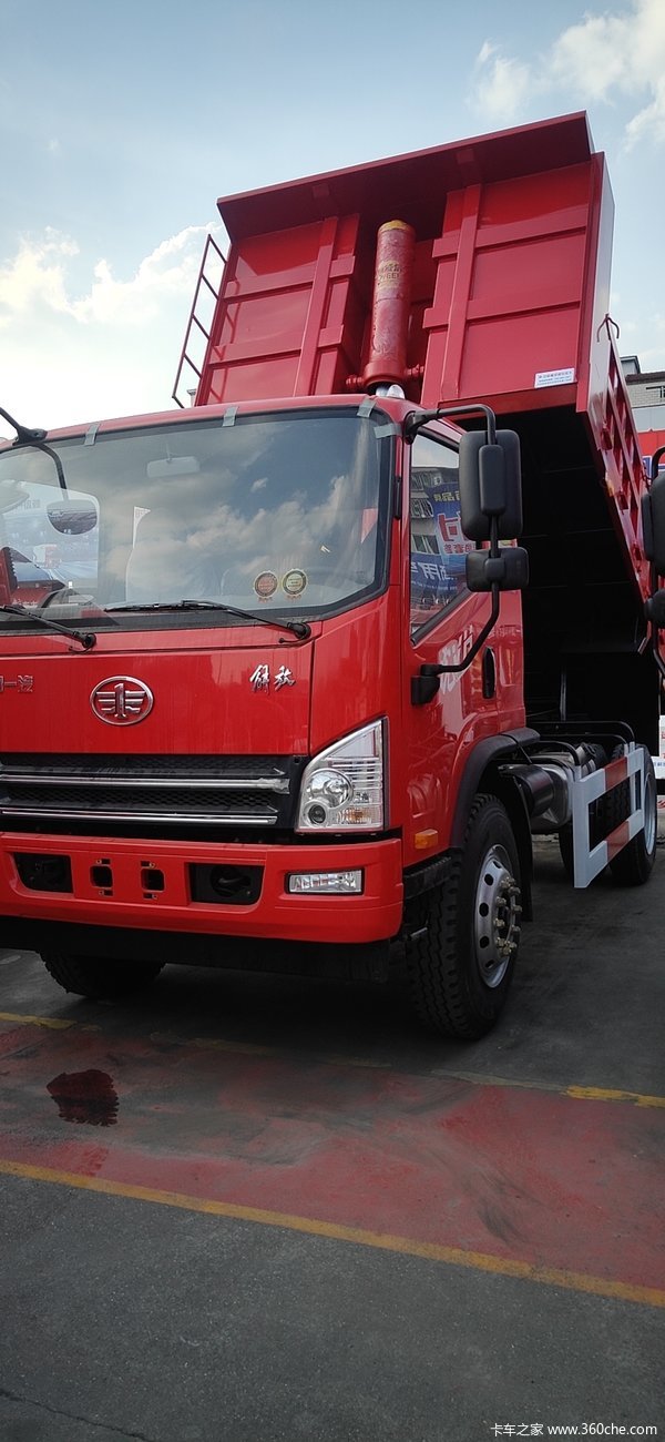 一汽解放轻卡虎v自卸车新车到店仅需968万