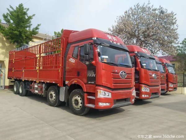 新车到店 保定市解放j6p载货车仅需32.8万元