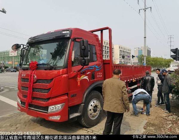 恭喜恭喜陈兄弟喜提龙V2.0栏板车 喜提龙V载货车