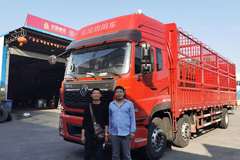 恭喜盛总 喜提东风天龙VL9.6米载货车