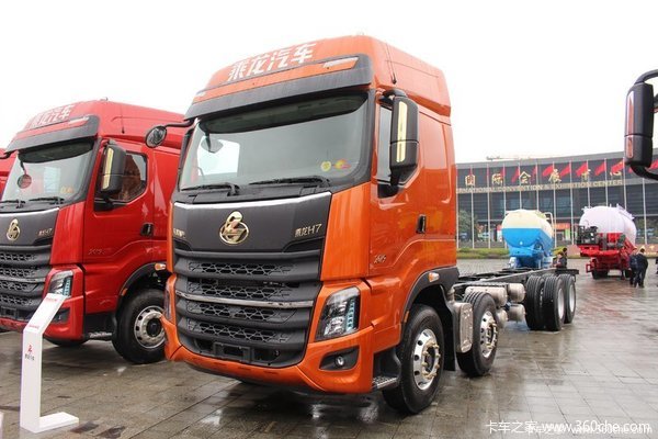 东风柳汽 乘龙H7重卡 460马力 8X4 9.6米仓栅式载货车(LZ5312CCYH7FB)