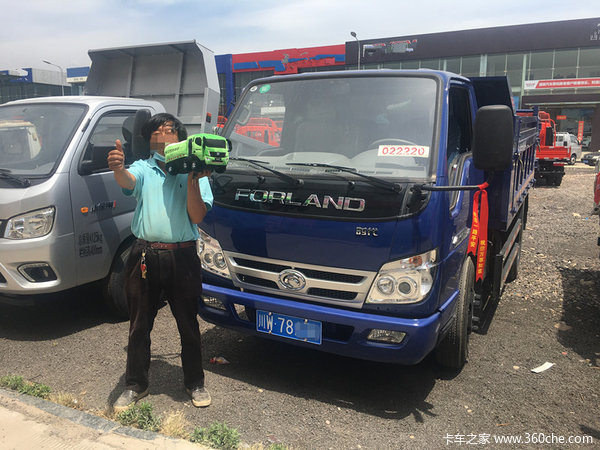 西昌跃翔恭喜西昌市罗师傅喜提时代金刚自卸车