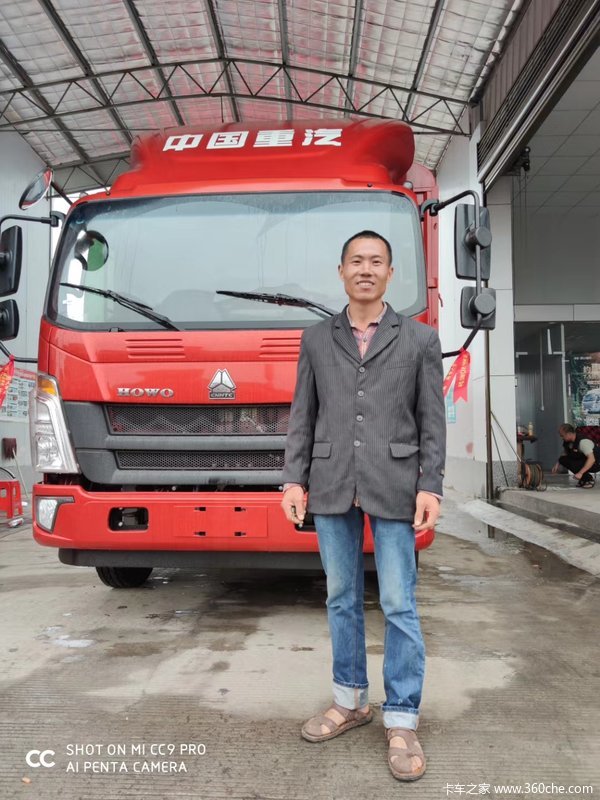 恭喜罗老板 喜提悍将国六潍柴160仓栅式运输车!!!!!!