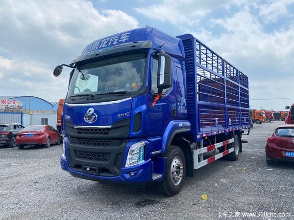 东风柳汽 乘龙H5中卡 240马力 4X2 6.8米仓栅式载货车(LZ5182CCYM3AB)