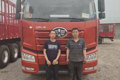 恭喜柴维平 喜提爱车解放J6P牵引车