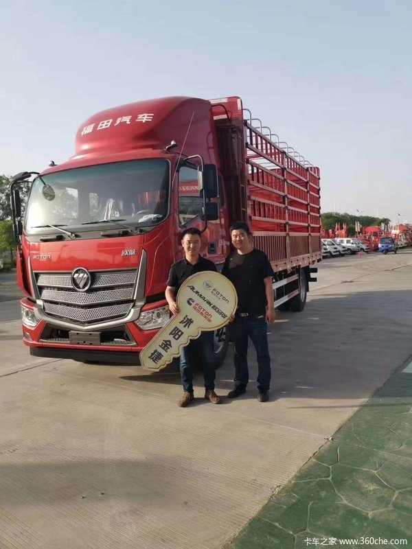 恭喜茆老板喜提欧航欧马可6米8高栏一辆