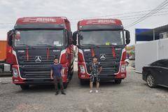 感谢兄弟的信任 订购三一银松版9.6载货车 2台