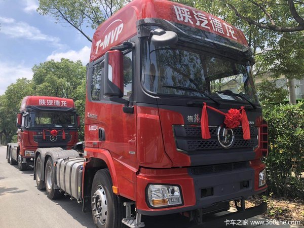 恭喜新昌县南明街道新联运输服务部喜提德龙x3000牵引车