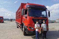 武汉久耘汽车有限公司 恭喜徐总 喜提东风天锦KR载货车