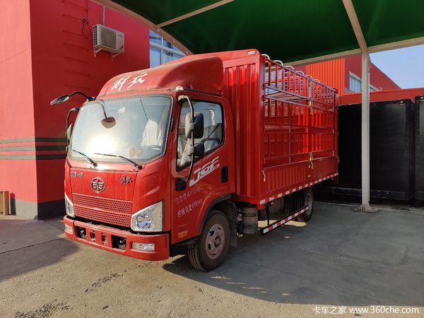 解放160马力4.2米宽体高栏,轻量化设计,现车促销忠!