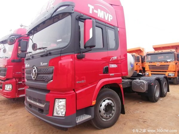 陕汽重卡 德龙X3000 轻量化钜惠版 430马力 6X4 LNG牵引车(SX42584V384TL)