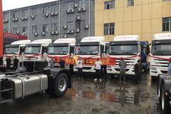 10台HOWO-7潍柴机牵引车成功交付客户