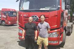 恭喜王利才先生 喜提解放J6P牵引车