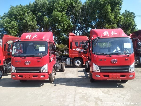 一汽轻卡虎V配锡柴发动机,关键不用烧尿素的车