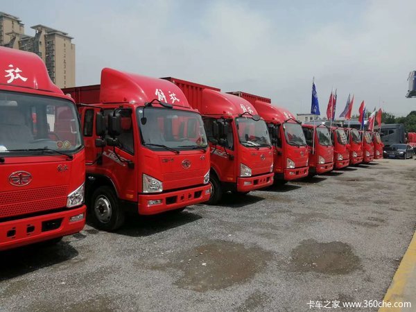 本期主推车型 解放 J6F 5.2米单排栏板轻卡