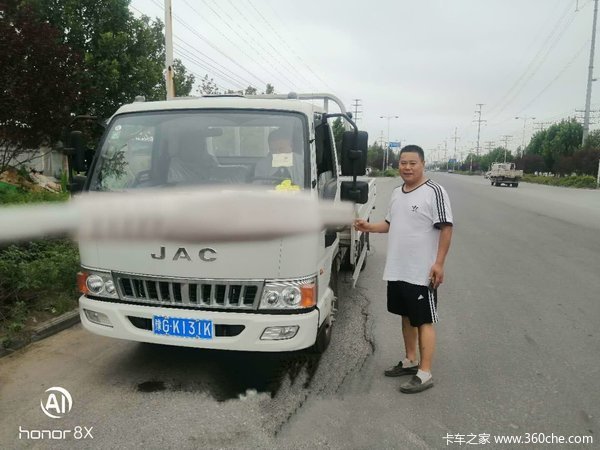 恭喜张老板 喜提爱车江淮骏铃E5载货车