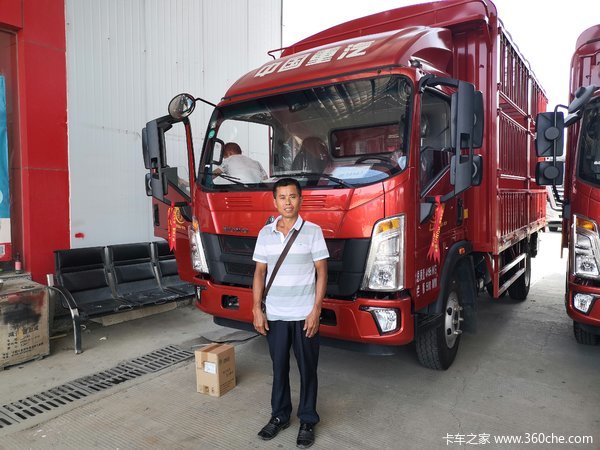 恭喜肖老板 喜提悍将潍柴160马力仓栅式运输车!!!