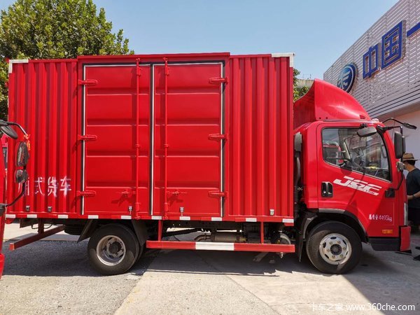 今日主推车型 解放轻卡J6F4.2米厢式货车