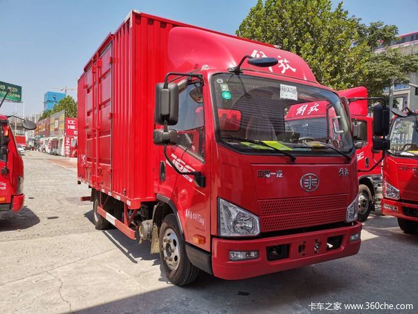 今日主推车型 解放轻卡J6F4.2米厢式货车