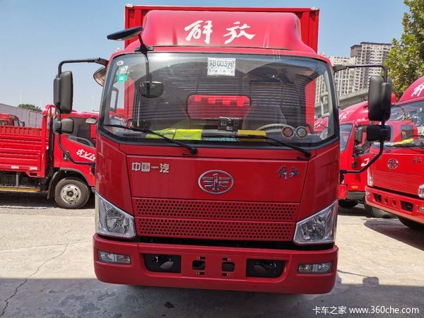 今日主推车型 解放轻卡J6F4.2米厢式货车