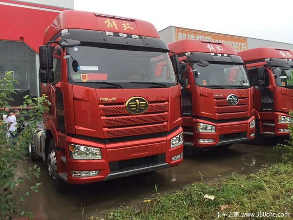 恭喜廖总喜提解放j6p质惠版460马力牵引车