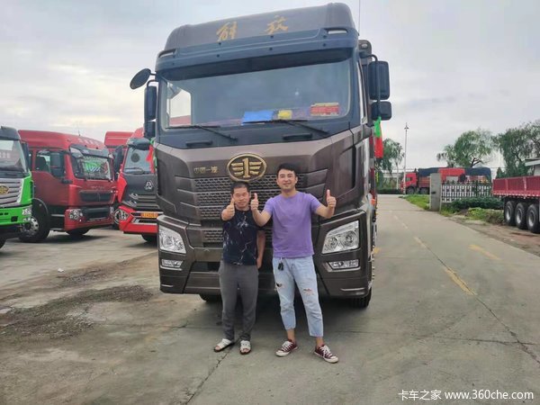 盐城解放 JH6 8*4 锡柴CA6DM2-42E52 顺利交车