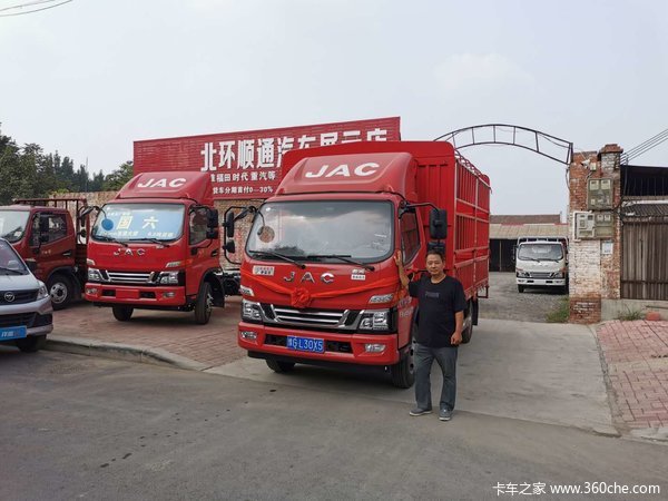 恭喜程老板 喜提爱车江淮骏铃V6载货车