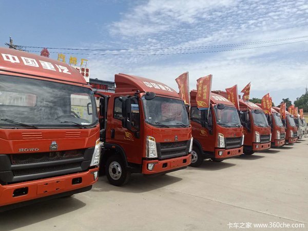重汽HOWO轻卡重磅直推悍将156马力车型,高让利进行中