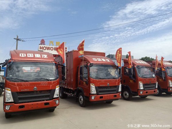 重汽HOWO轻卡重磅直推悍将156马力车型,高让利进行中