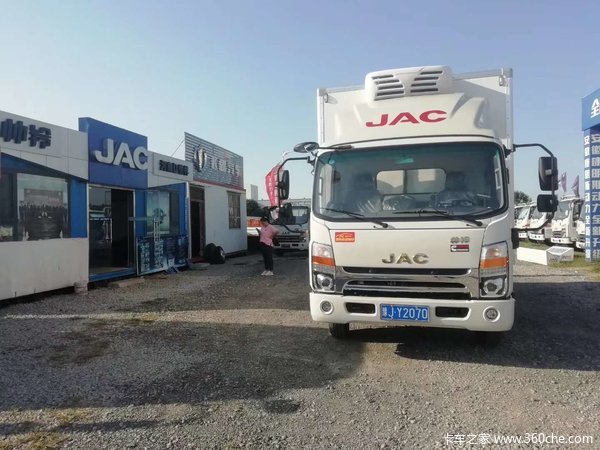 江淮帅铃国六冷藏车 原厂车厢 领“鲜”一步