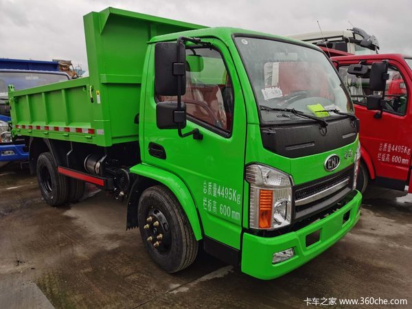 南骏汽车祥康地库王环保绿4x2315米自卸车成都瑞宇到店